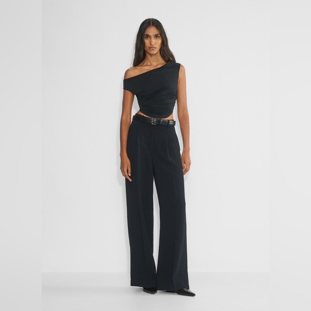 Aritzia Black Wide Leg Pants